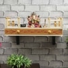 D'Dass Multi Color Mdf and Sheesham Wooden Temple For Pooja