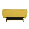 Hudson 3 Seater Sofa Cum Bed In Yellow Colour