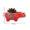 Succulent Plant Inside An Artistic Red Elephant Ceramic Pot