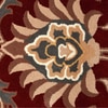 Presto Red Traditional Hand Tufted Wool Carpet 5X8 Feet