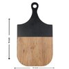 Ireka Homes SnipSnap Acacia Wood Chopping Board – Black Handle Cutting Board