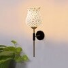 Devansh Metal Electric Wall Light in Black Colour with Multi Shade Count of 1 Light