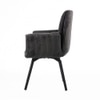 Ripple Fabric Dining Chair in Green Colour