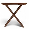 Ikiriya Sheesham Wood Contemporary Side Table in Natural Teak Finish