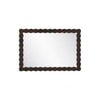 Ruki Solid Wood Mirror Frame In Toasted Walnut Finish