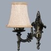 Devansh Gold Antique Wall Mounted Lamp With Beige Jute Shade