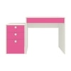 Eskada Kids Study Desk cum Printer Table with 4 Drawers in Barbie Pink Colour
