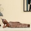 Aum Polyresin Figurine in Metallic Gold Colour