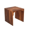 Taj Bedside Solid Wood Table in Honey Finish