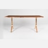 Yoho Solid Wood Dining Table with Four Chairs and Bench in Gold Finish