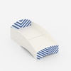Loopy Loop Toddler Bed in White and Blue Stripes