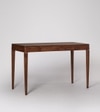 Tbuddy Solid Wood Study Table in Dark Brown Finish