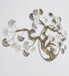 W-ELISE Abstract Metal Wall Decor in Multicolor Set of 1
