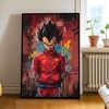The Castle Decor Anime Power Fighter Wall Art Framed Painting 20x30 Inch