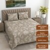 Threads Silky Touch Premium Super Double Queen Size Flat Bedsheet 254 x 230 cms