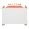D'Dass White Sheesham and Mdf Wooden Temple For Pooja In Home and Office