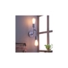 Flute Grey Metal Wall Light