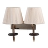 Eliante Cloth Shade Wall Lights Mild Steel & Fabric Material Gold & Golden Finish