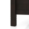 Raynor Solid Wood King Size Bed Without Storage (American Walnut Finish)