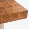Arrow Solid Wood Coffee Table in Brown Colour