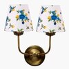 Devansh Metal Electric Wall Light in Gold Colour with Multi Shade Count of 2 Lights