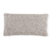 Tagus Grey Knit Cotton Cushion Cover  12X20  Inches