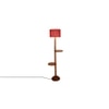 Ivana Pink Cotton Shade Floor Lamp