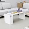 Hexa Engineered Wood Coffee Table In Frosty White