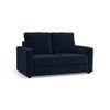 Apollo Compact Sofa Set (Colour : Sea Port Blue Velvet, Cushion : Hard, Back Type : High Back, Seater : 3+2+1)