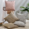 Set Of 5 Jacquard Square Cushion Covers