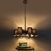 Devansh Dual Gold Metal  Wallmounted Lamp With Cotton Off-White Shade