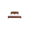 Denis Solid Wood Non Storage Bed In Dark Provincial Teak Finish