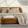 Casa Haven Relax King Size Bed in velvet With Engineered Hardwood Frame & Hydraulic Storage