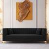 Tuxedo Fabric Sofa (Black)