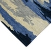 Maleah Navy Abstract Hand-Tufted Viscose 10X8 Feet Carpet