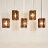 Ventus 5 Series Brown Solid Wood Cluster Hanging Light