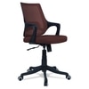 Ddeasirea Mid Back Ergonomic Chair in Brown Colour