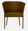 Lismore  Wicker Table And Chair Set In Beige Brown Dual Tone Finish