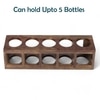 Wembley Sheesham Wood Wine Rack for 5 Bottles in Teak Finish