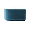Izza Velvet 4 Seater Sofa in T Blue Colour