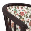 Bella Lounge Chair Finish Mahogany Beige Flora Colour
