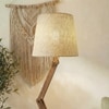 Flex Beige Jute Floor Lamp with Beige Jute Base