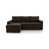 Apollo Compact Sofa (Colour : Chocolate, Cushion : Soft, Seating Capacity : Left Aligned 2 Seater + Left Aligned Chaise)