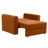 Melano  Pull Out Sofa cum Bed  in Orange Colour