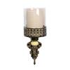 Eliante Glimmera Antique Gold Iron Wall Light With E27 Holder In Antique Gold Colour