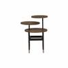 Scandinavian Hamilton Metal Side Table in Brown Colour
