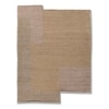 Jaipur Rugs Soft Geometric Jute Dhurrie Rug Brown 5x7 ft in Peach and Mocha