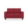 Apollo Neo 2 Seater Fabric Sofa in Salsa Red Colour (Back Height : Regular, Cushion Type : Soft)