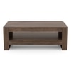 Epsilon Solid Wood Coffee Table In Danish Walnut Finish