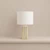 Ravello Handicrafted Table Lamp in Yellow and blue checks Colour